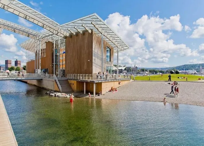 아파트 Aker Brygge - Sjoside Hjem - Sentral Beliggenhet 오슬로